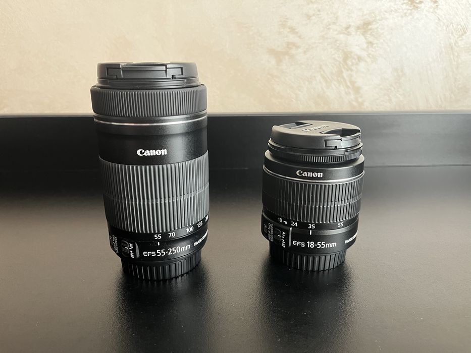 Aparat foto DSLR Canon EOS 2000D+obiectiv 55-250mm