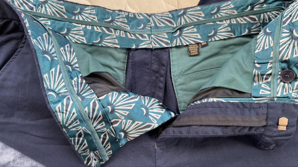 Мъжки официален панталон от вълна на Ted Baker. Дължина;105, ширина:86