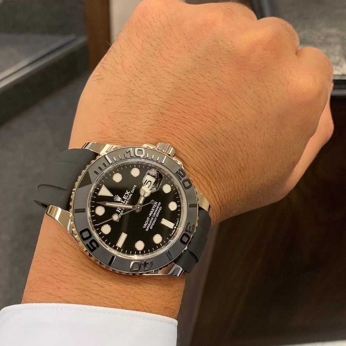 Rolex yacht-master 42mm silver