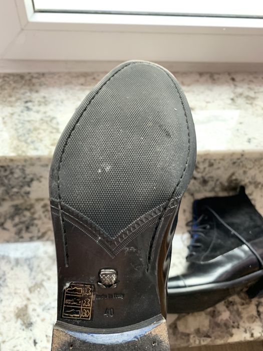 Handmade Genuine Black Navy Boot, Men's Ankle High Lace Up Boot
