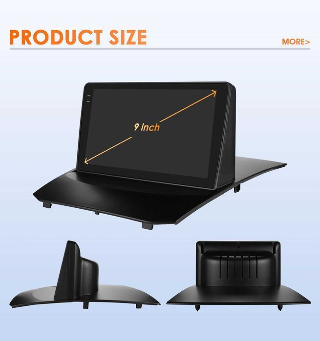 1-8GB Navigatie GPS Android Dedicata Ford Fiesta MK6 Carplay Auto QLED