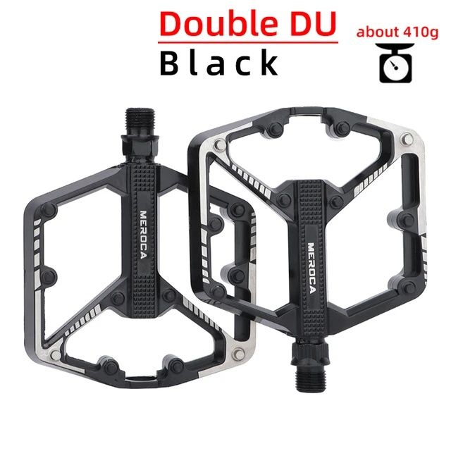 Pedale Meroca platforma aliaj aluminiu 2 rulmenți bicicleta bmx mtb