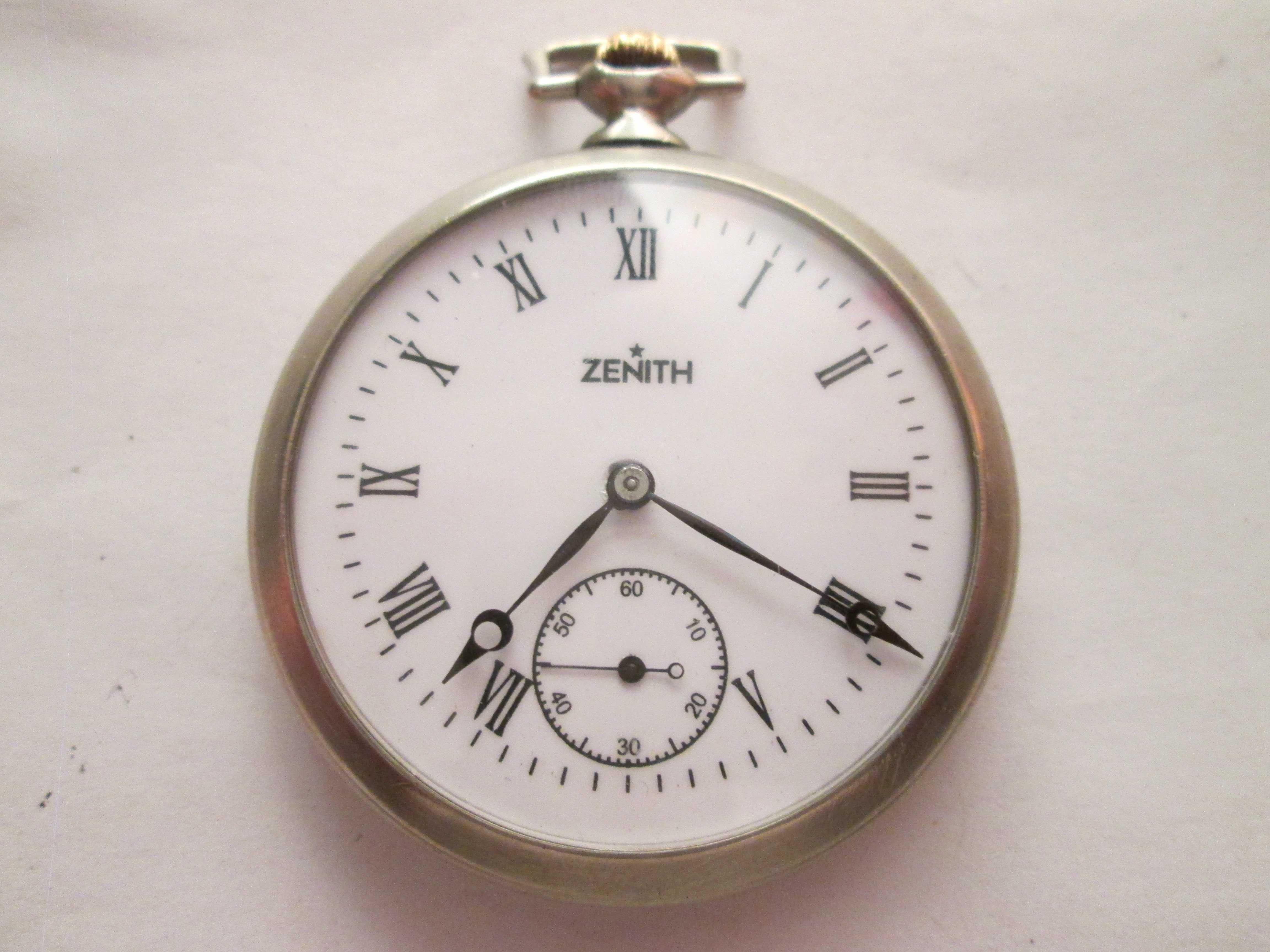 ceas Zenith de buzunar diametrul 48 mm