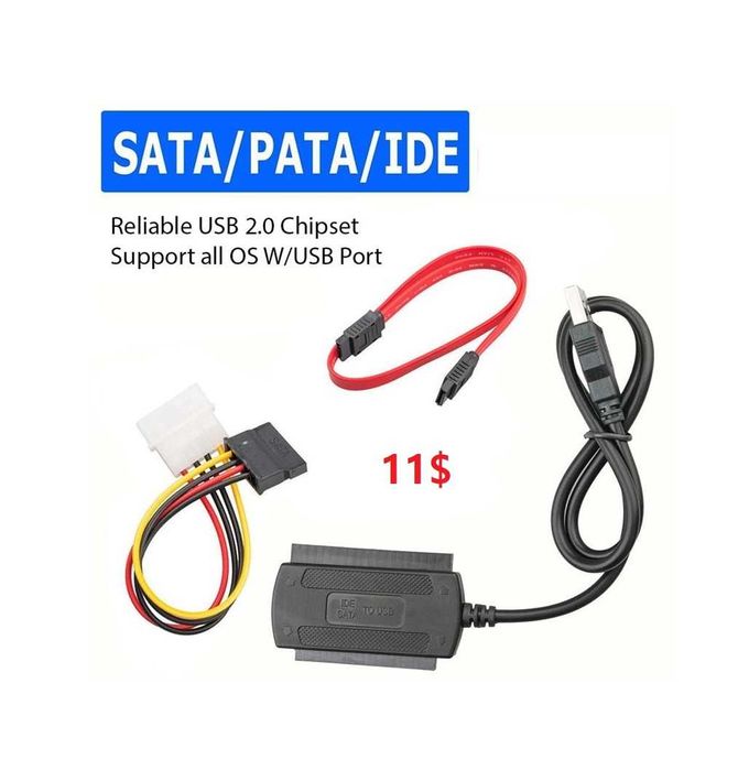 Переходник с USB 2.0 на IDE/SATA/S-ATA 2,5"/HDD 3,5"