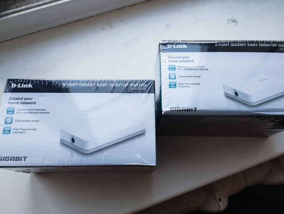 8-портовый коммутатор D-Link
