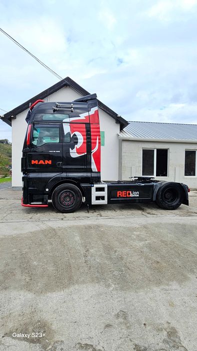Cap tractor MAN TGX 18.480 BLS Red Lion Edition