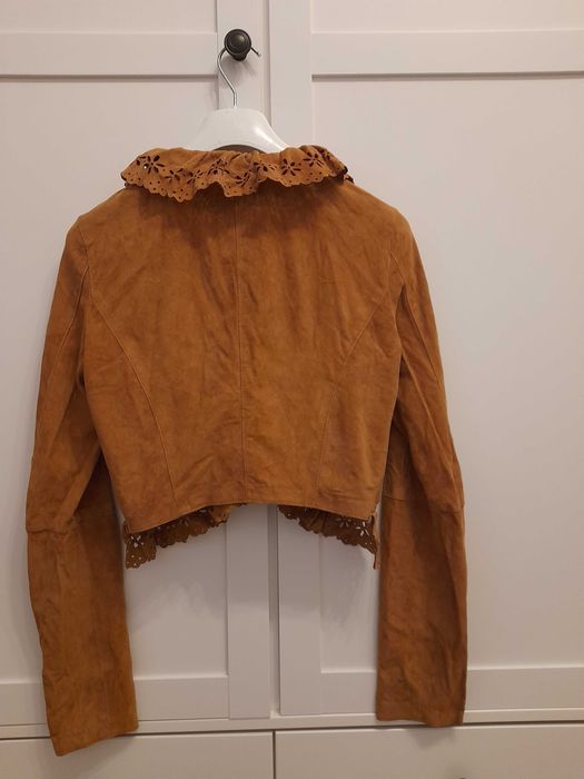 Jacheta piele caprioara,s-xs,deosebita, 80 lei