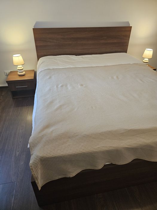 Pat 160×200, saltea , comoda