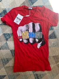 tricou moschino dama rosu