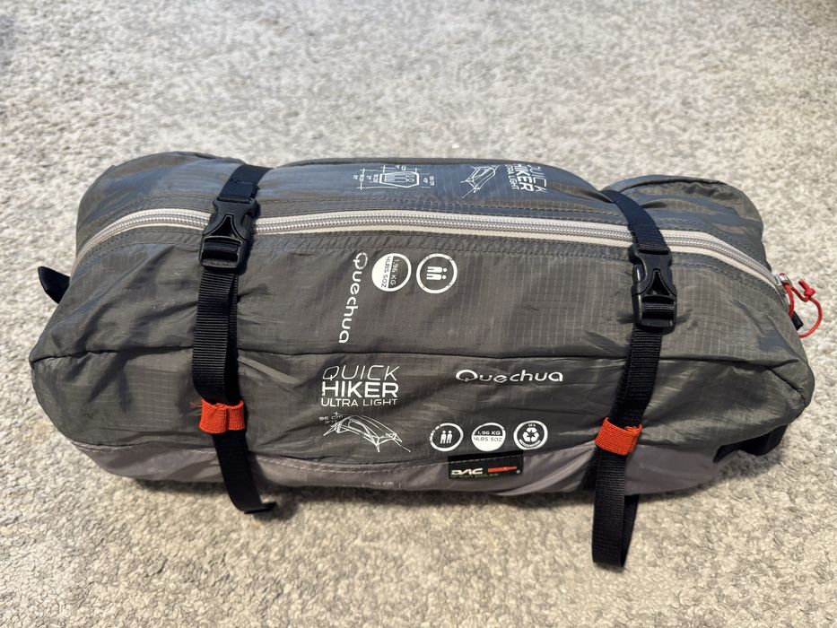 Cort Trekking quick hiker ultra light Quechua 2 persoane