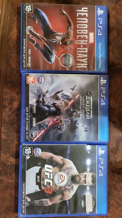 Игры для PS4(Оригинал,  без царапин)