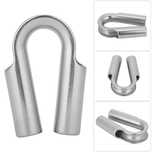 Bucla din inox pentru cablu troliu