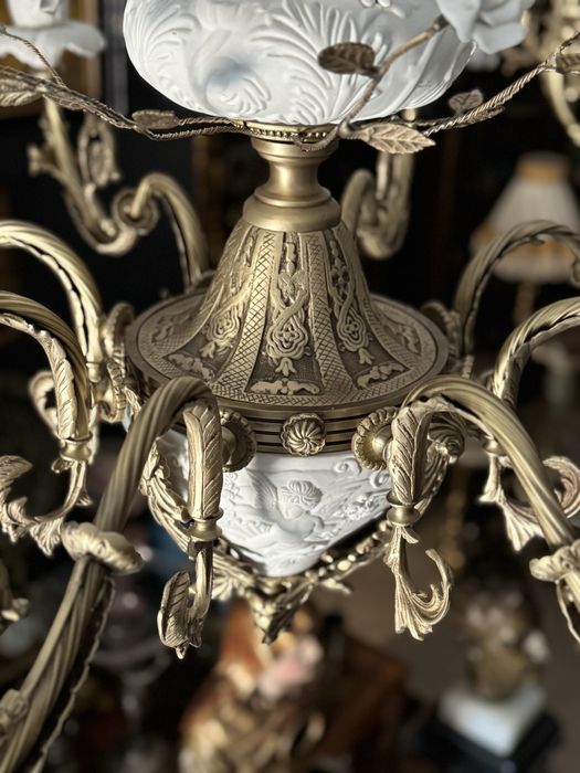 Candelabru Portelan- iluminat interior