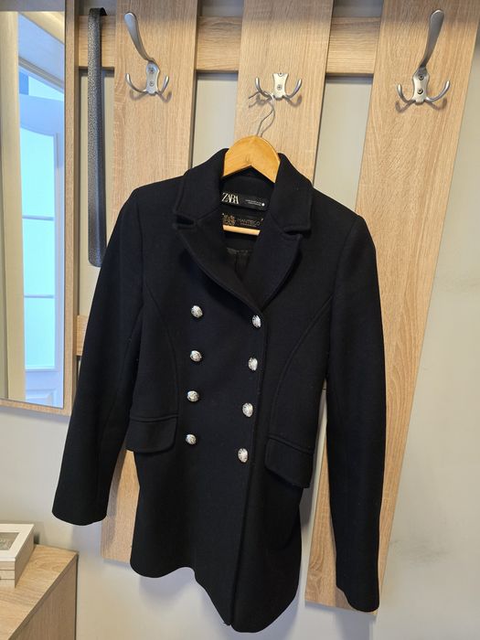 Палто с вълна хс zara