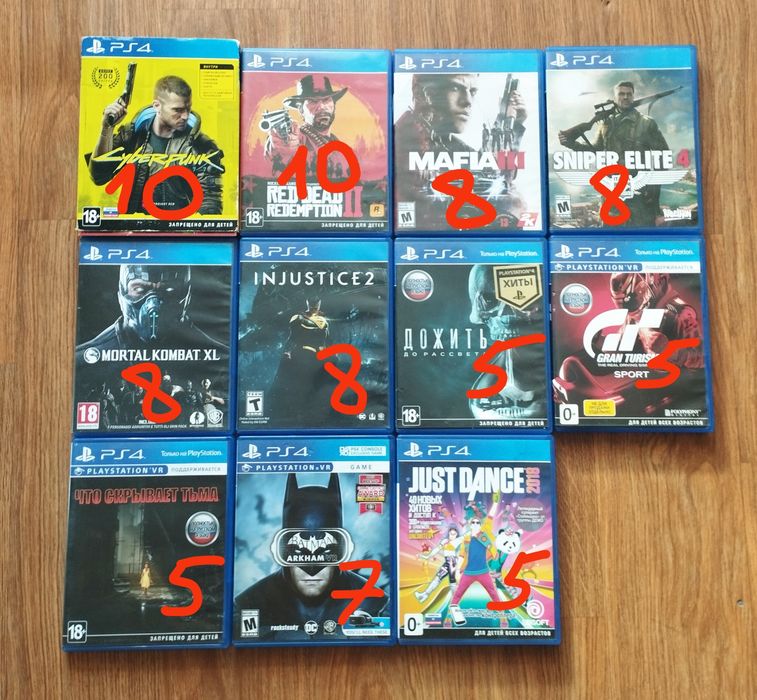 Игры playstation 4, 5