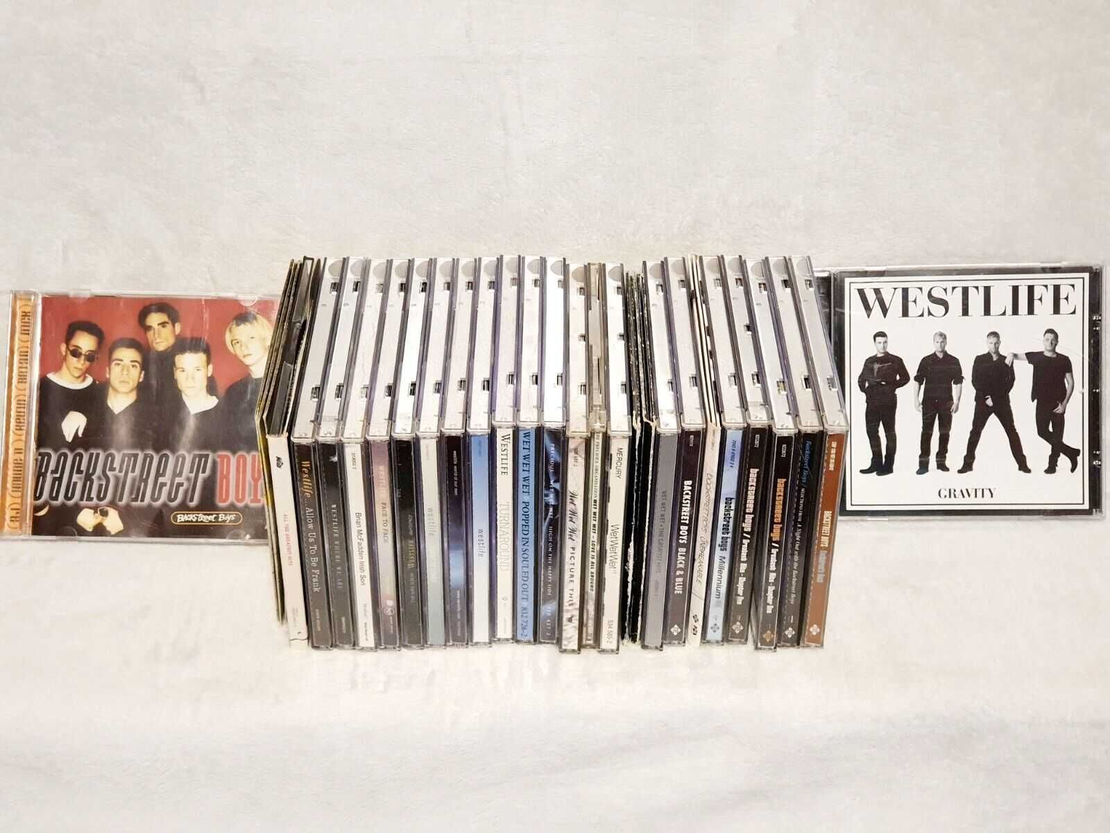 Colectie 26 cd-uri WESTLIFE  BACKSTREET BOYS  wet wet wet