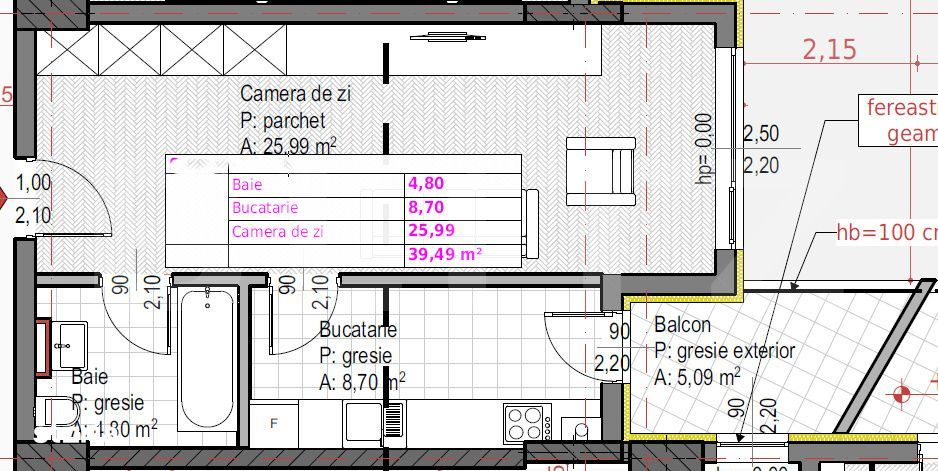 Apartament cu 1 camera + bucatarie inchisa, Soporului – aproape de I