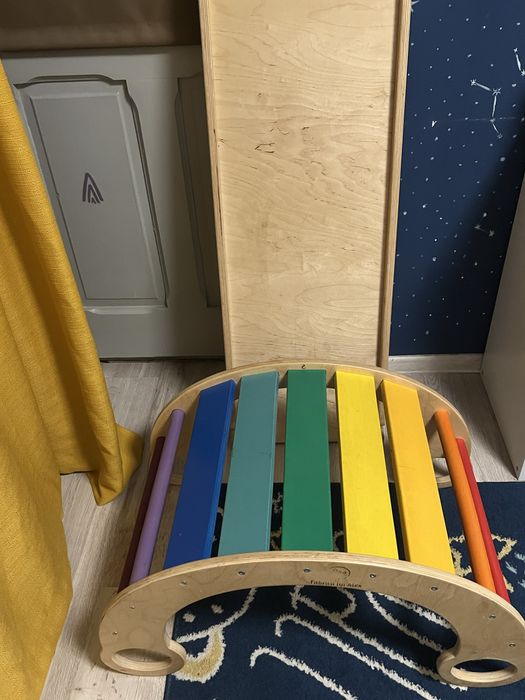 Set de catarat montessori pod rampa escalada copii