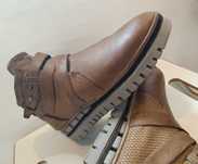 Ghete jodhpur 40 40.5 de lux zipper AS 98 piele naturala moale camel