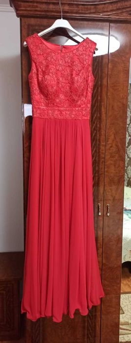 rochie lungă de ocazie- roșie