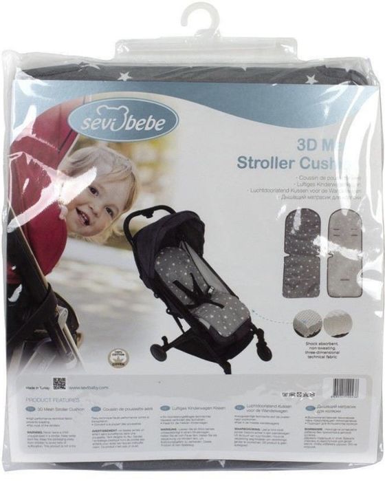 Универсална подложка за количка и столче за кола с 3D мембрана