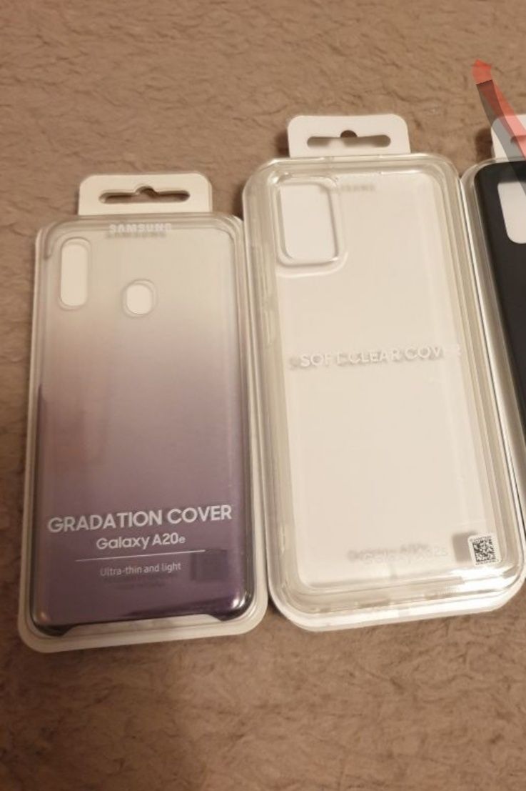 Husa Originala Samsung A02s soft clear cover silicon, A20e NOUA