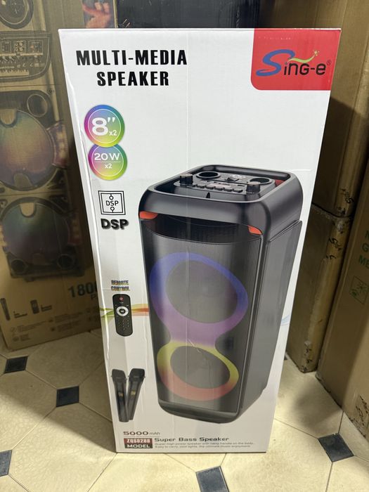 БЕПУЛ Доставка, Караоке Колонка, Karaoke kalonka zqs8288 +2та Микрофон