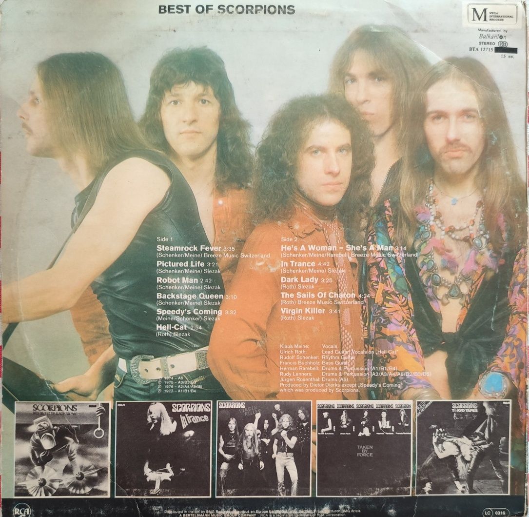 Disc vinil Scorpion Best of