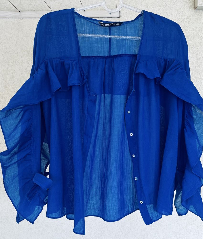 Блуза/риза от рами (56%) Zara Collection