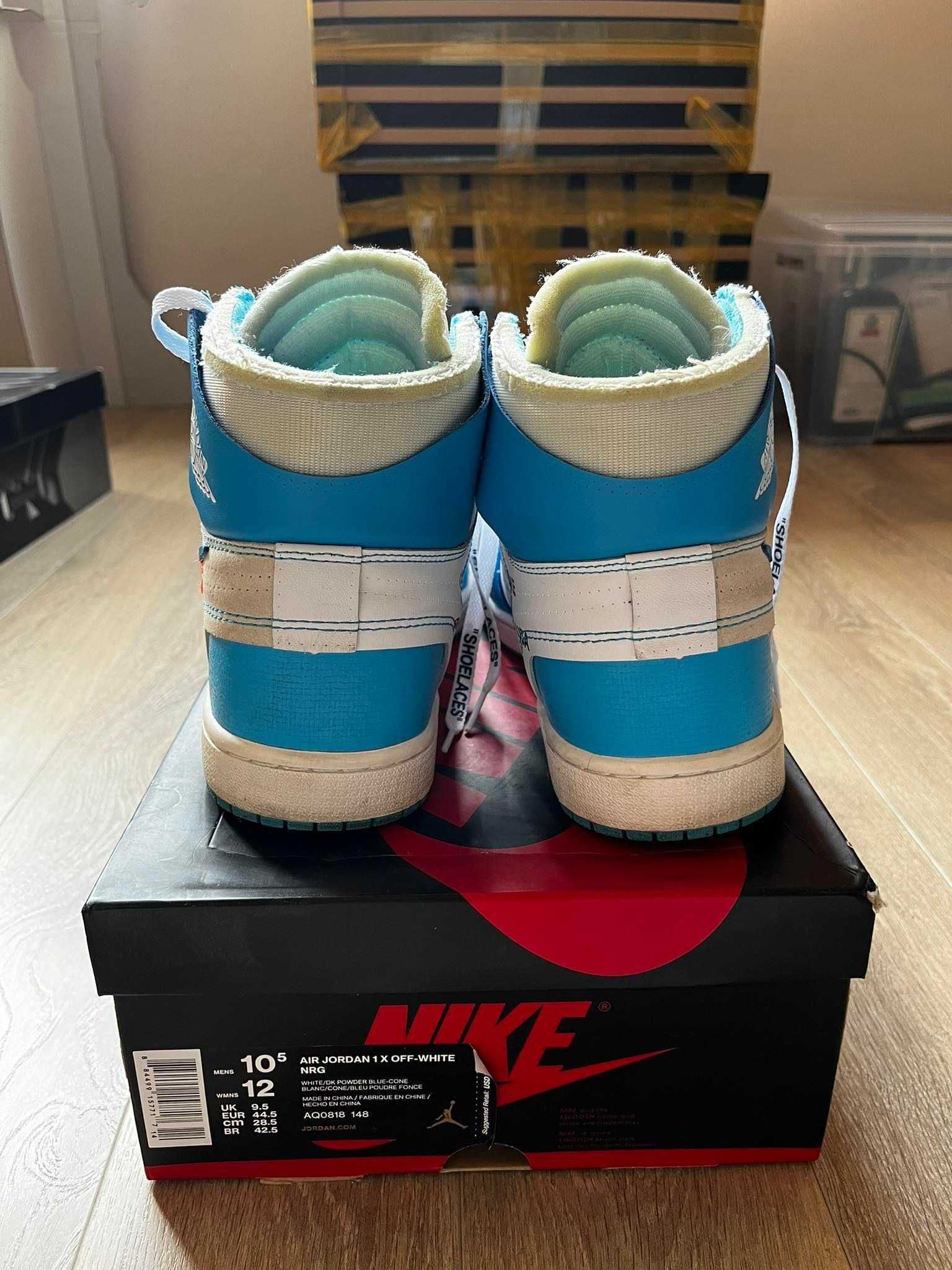 Nike Air Jordan 1 x Off White University Blue - Chicago