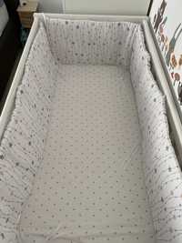 Vand protectii laterale patut bebe 60x120