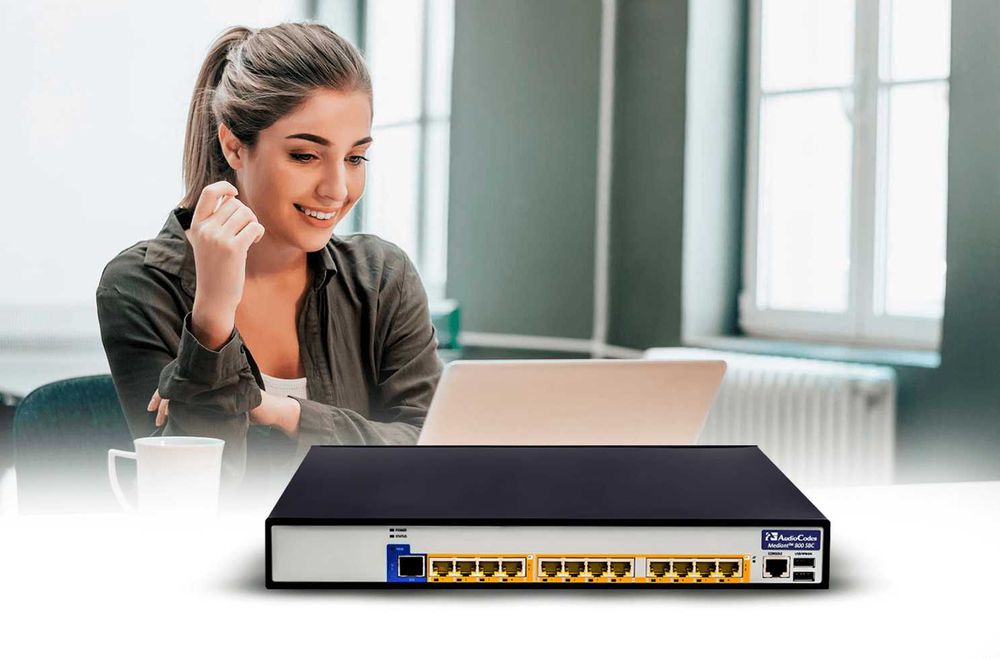 SBC AudioCodes Mediant-800C –SBC Hibrid & Gateway, până la 400 sesiuni