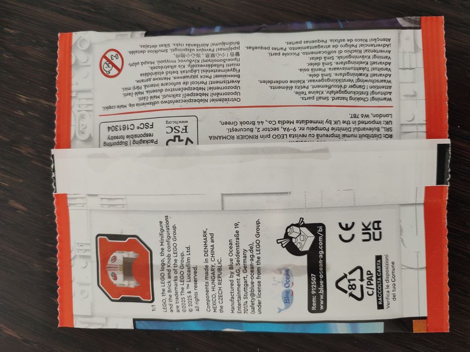 Lego Star Wars Luke Skywalker минифигурка