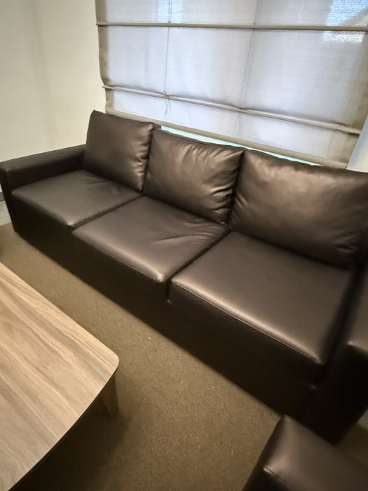 Диван и два кресла эко-кожа