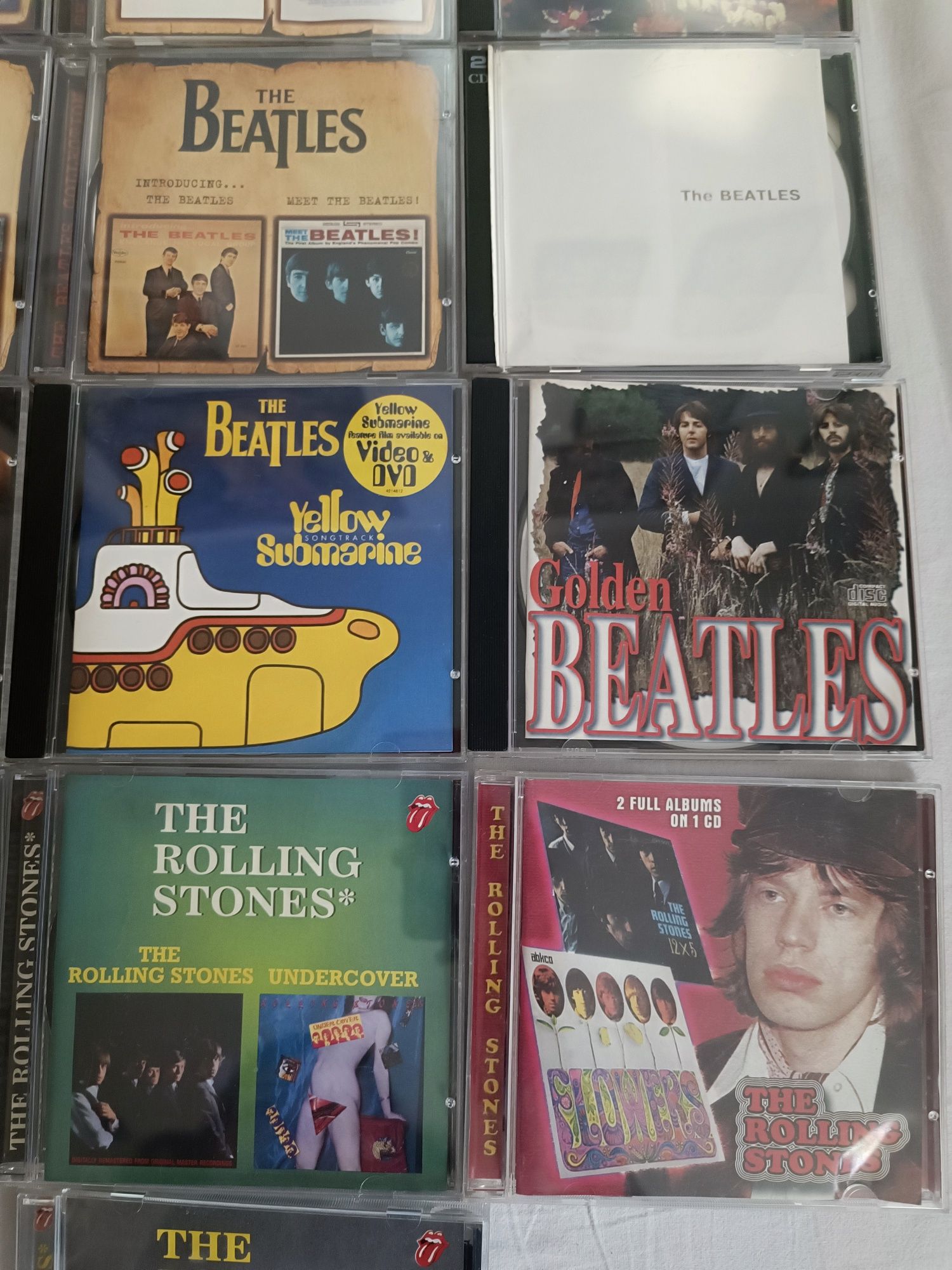 Колекция cd дискове Beatles, The Rolling Stones