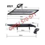 LED / ЛЕД дневни светлини ъгъл S5 (2бр к-т) -15W /8521-червени/