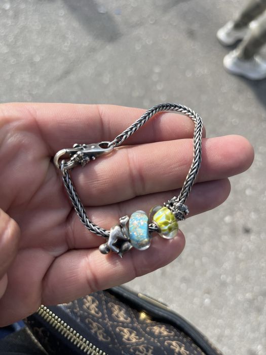 Bratara argint trollbeads