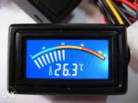 Панелен цифров LCD термометър със скала автомобил хладилник компютър