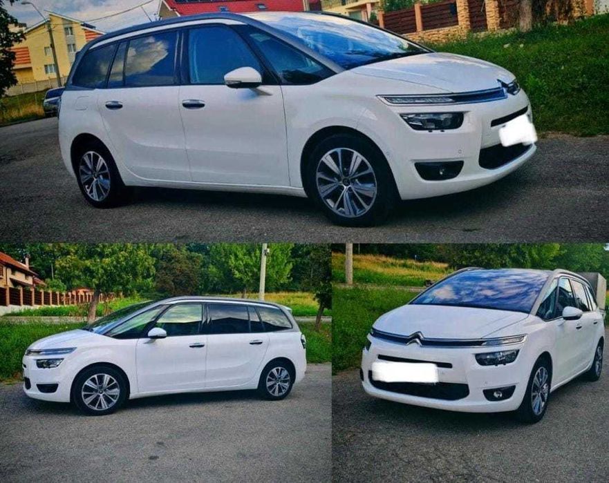 Citroen C4 Grand Picaso 7 loc 2016 navigatie, senzori parcare, Euro 6
