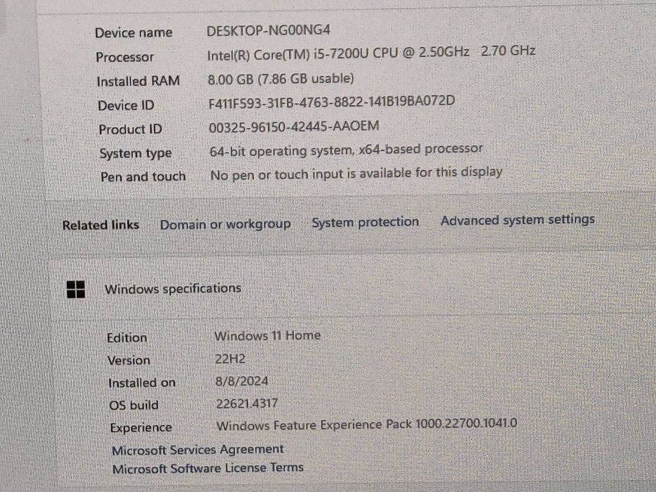 vand laptop Lenovo IdeaPad 320S.15.6"FH.8Gb.Geforce 940MX.Ssd 256