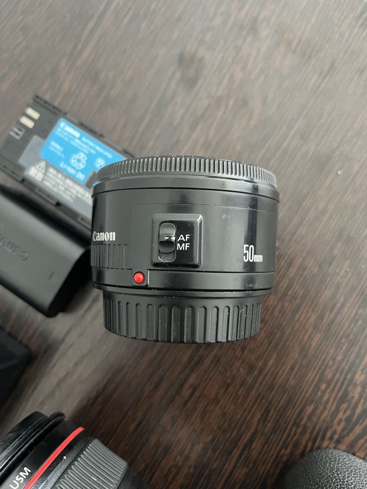 Фотоаппарат Canon 6D обьектив 24-105 f-4.0 и 50 mm