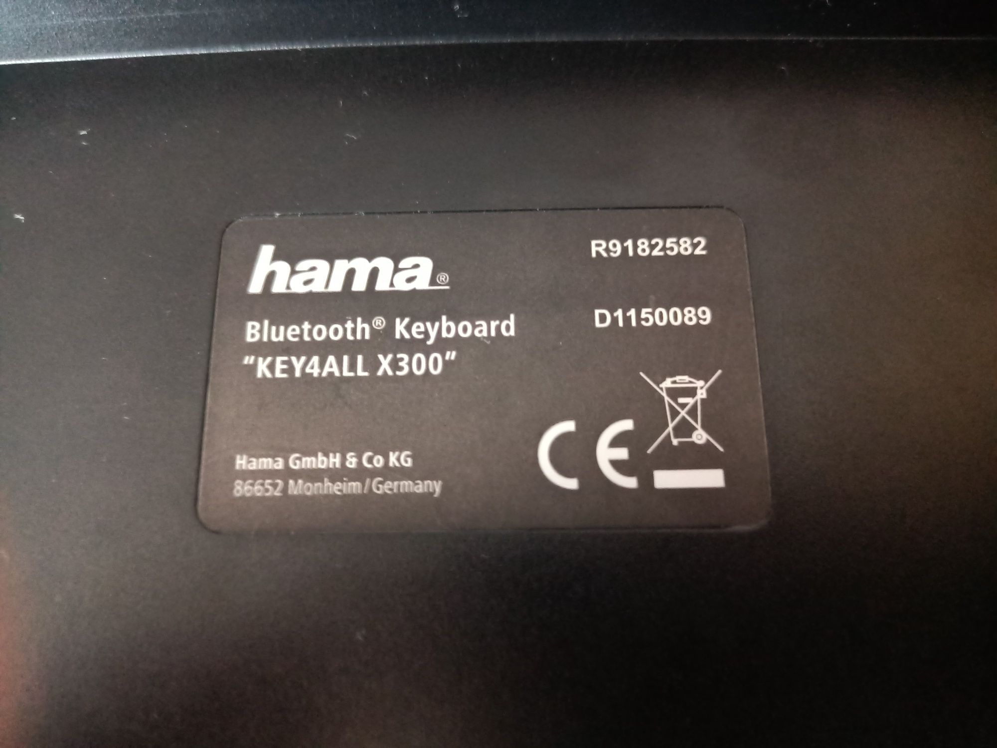 Tastatura wireless Hama KEYALL X300