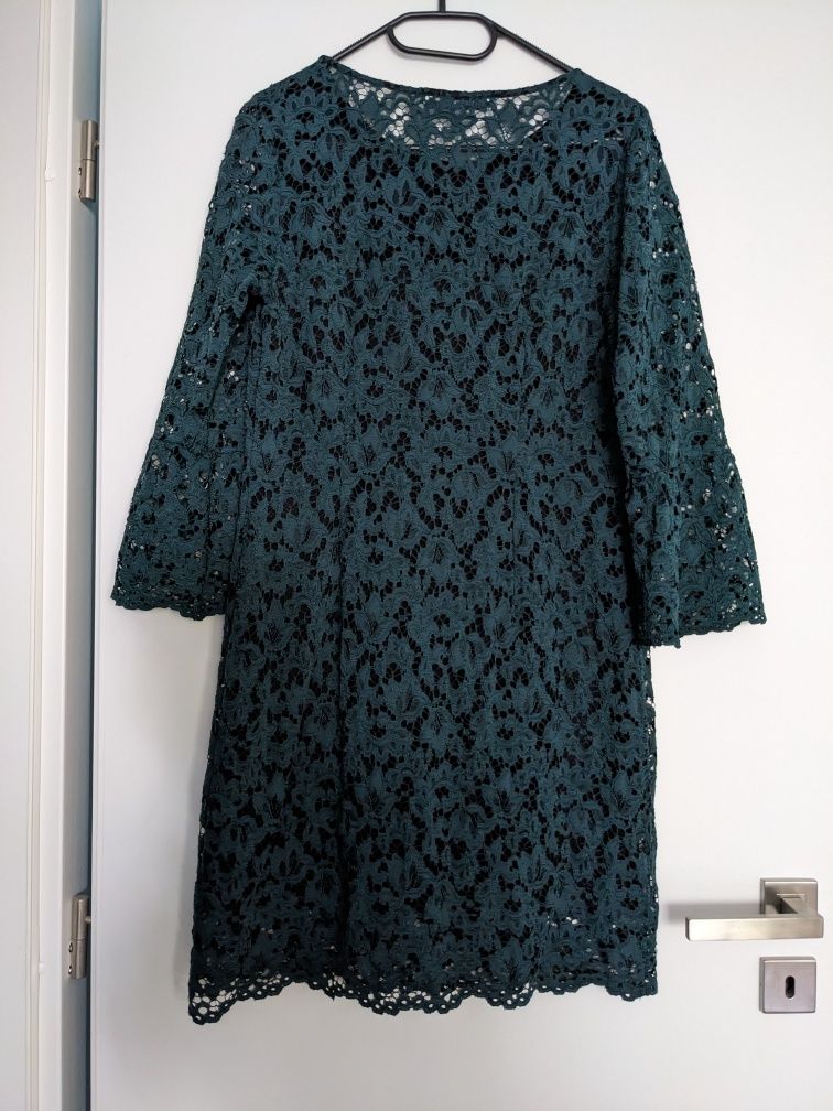 Rochie dantelă verde Reserved 36