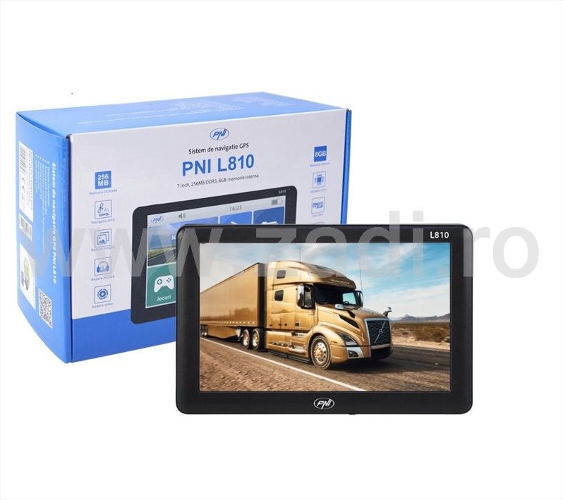 GPS truck PNI L810-Varianta cu 4 programe+harti camion,auto,microbus