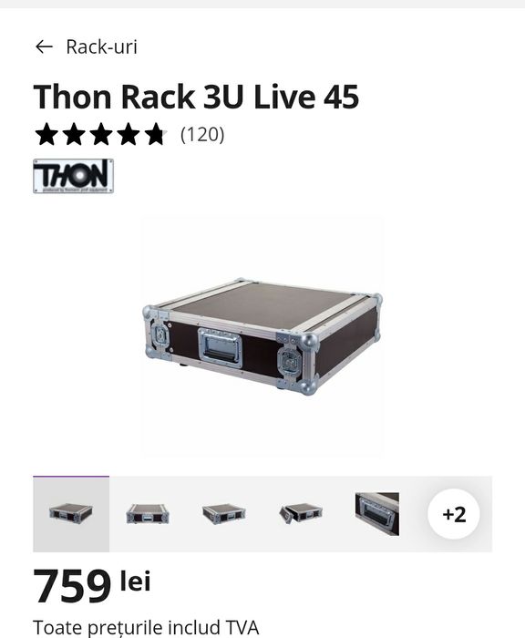 Vând Rack case flight case