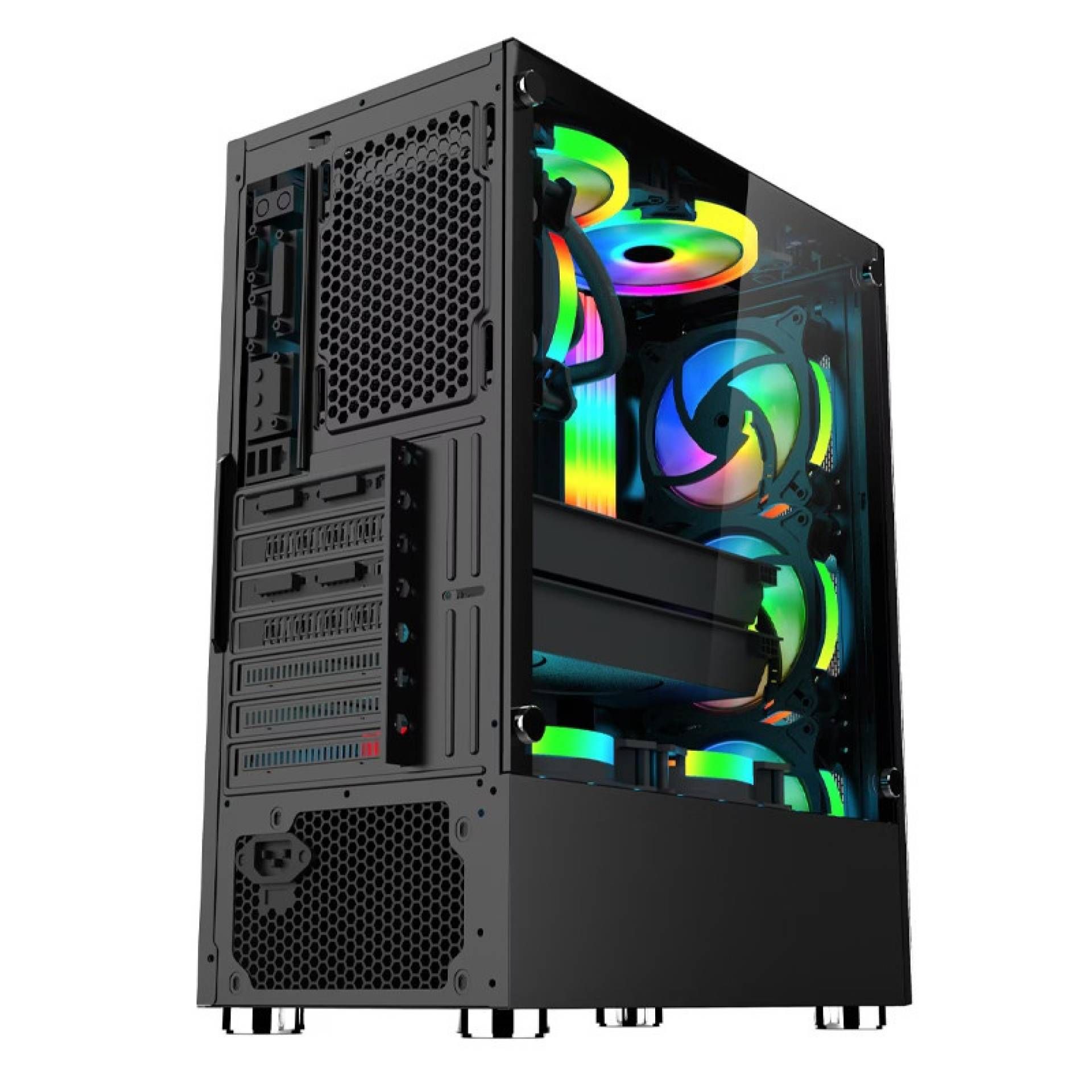 Carcasa Pro Gaming Diamond, Middle Tower, ATX, fara sursa, controller