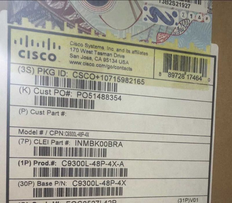Коммутатор Cisco C9300L-48P-4X-A