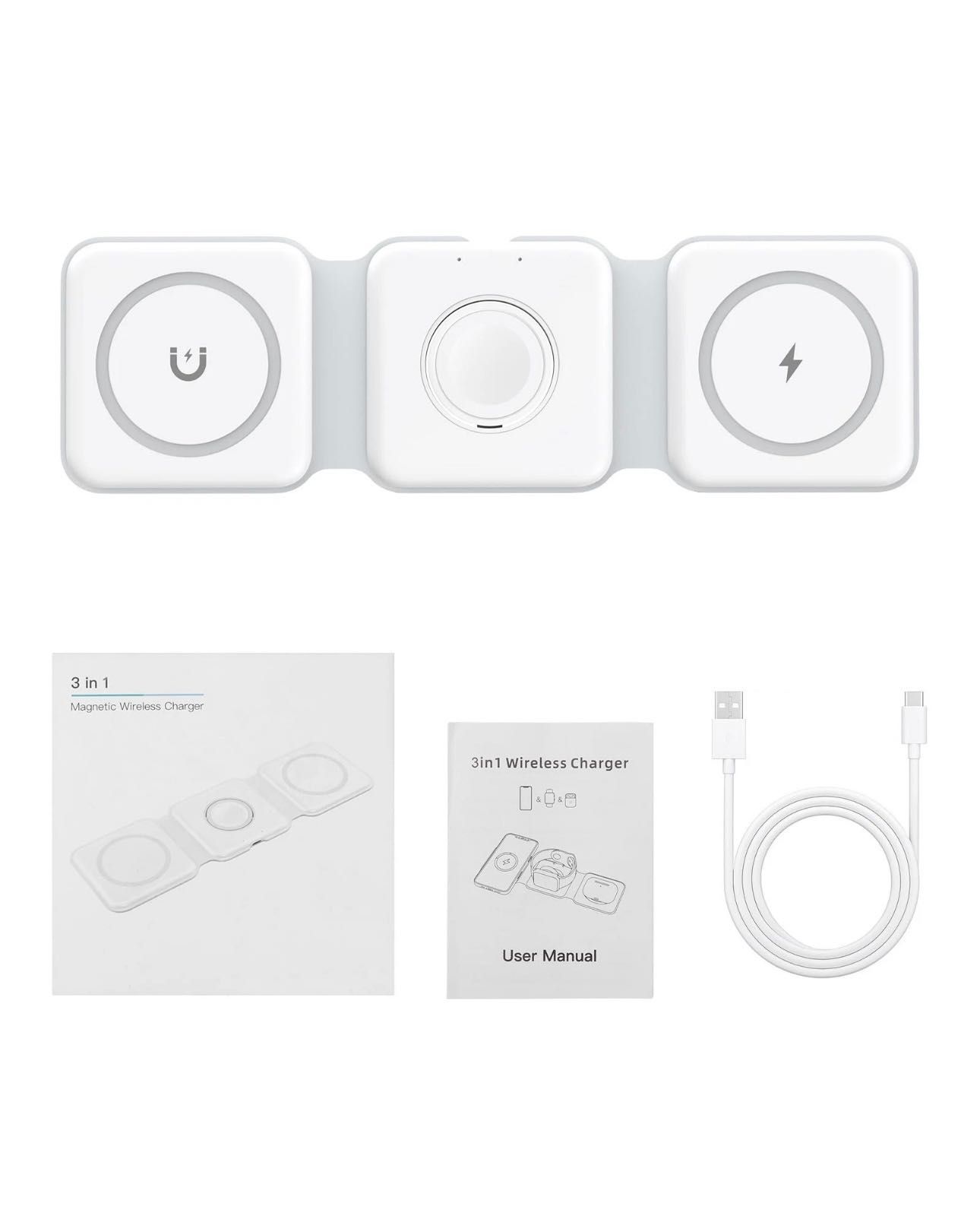 Зарядка magsafe iphone apple watch airpods
