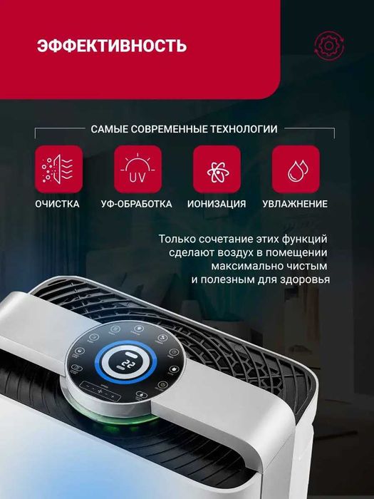 Очиститель воздуха + Увлажнитель Welkin K08а  2в1. Бесплатная Доставка