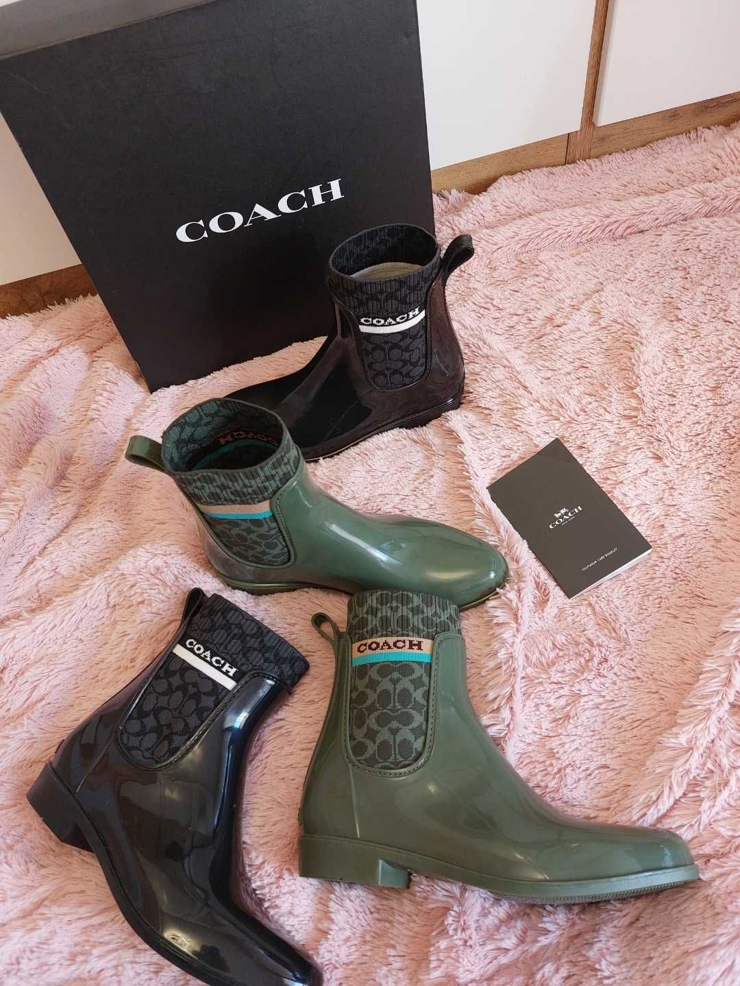 гумени дамски боти    Coach